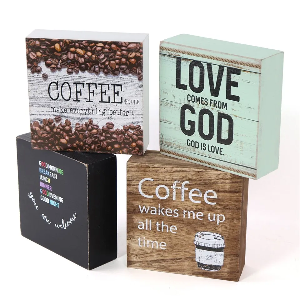 Drveni znak za kutiju za verandu